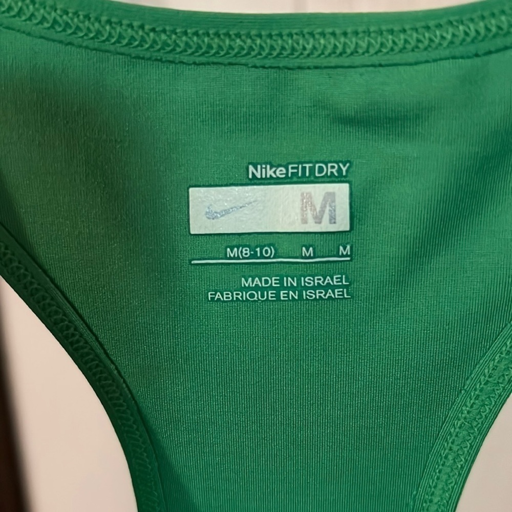 Nike Green Racerback Tank Top - Picture 3 of 8